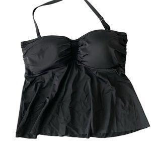 Swim Top Separate with Halter Strap Plus SIze